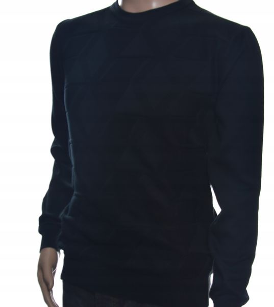 STROKERS klasyczny elegancki sweter męski z bawełny XXL 2XL czarny zdjęcie 3