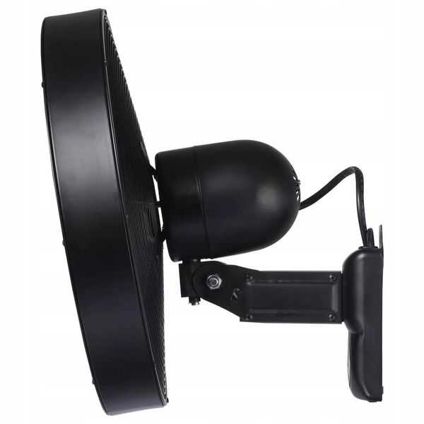 Wentylator ścienny 40cm OSCYLACJA timer PILOT 3 prędkości Sygonix zdjęcie 2