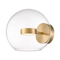 Szklany kinkiet kula Enceladus W0428-01D-L4AC Zumaline LED 5W 3000K złoty