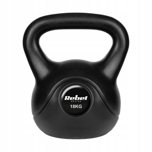 Kettlebell 18kg kettle hantel obciążenie odważnik kula do ćwiczeń ABS Rebel na Arena.pl