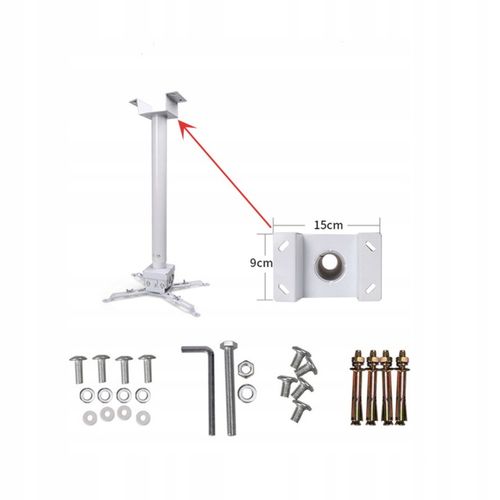 Uchwyt Wieszak do Projektora Rzutnika Zenwire 4w1 Sufitowy Ścienny do na Arena.pl