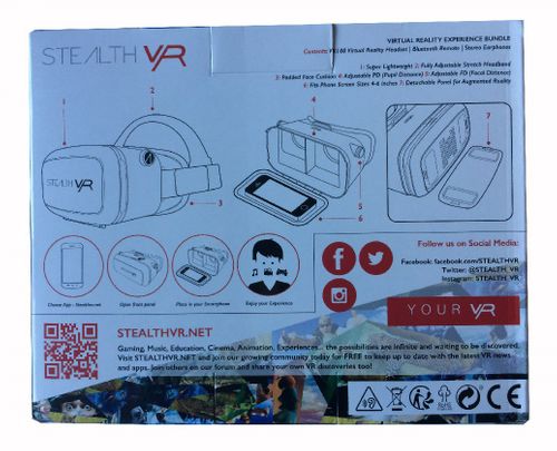 Stealth VR Okulary Gogle 3D + Pilot + słuchawki na Arena.pl