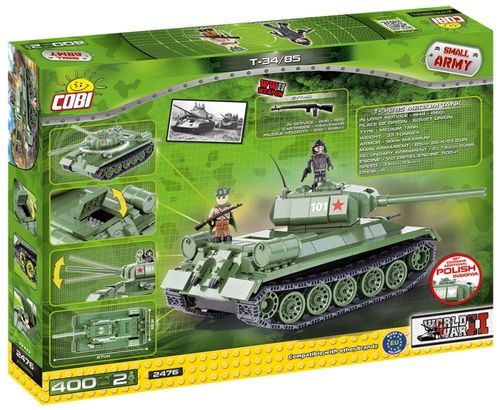 KLOCKI 400EL. CZOŁG T-34 na Arena.pl