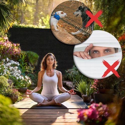 SIATKA CIENIUJĄCA 1,5x50m MASKUJĄCA MATA NA PŁOT OGRODZENIE OSŁONA 80% +UV na Arena.pl