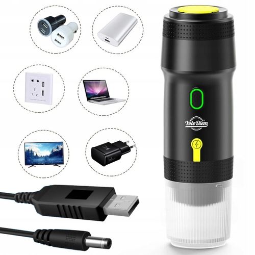 PRZENOŚNY EKSPRES DO KAWY 125W 3W1 Turystyczny Bezprzewodowy na Arena.pl