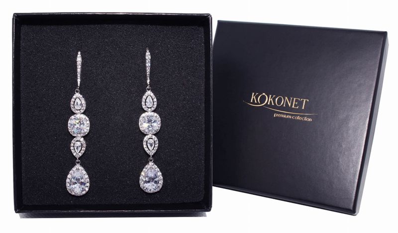 Kolczyki ślubne ARYA zdjęcie 1