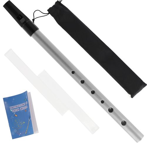 Flażolet flet prosty sopranowy szkolny D Pokrowiec nuty KERA AUDIO SREBRNY na Arena.pl