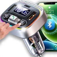 Transmiter samochodowy FM Alogy Transmiter samochodowy FM BT MP3