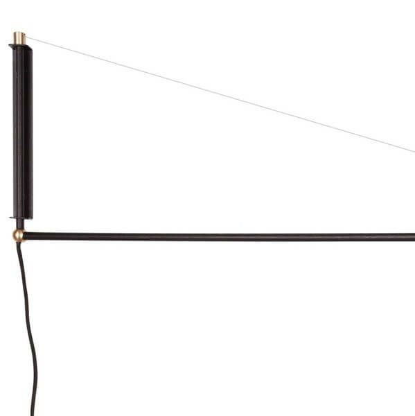 Kinkiet LAMPA ścienna CRANE 9374 Nowodvorski industrialna OPRAWA na wysięgniku szklana kula ball loft przydymiona zdjęcie 4