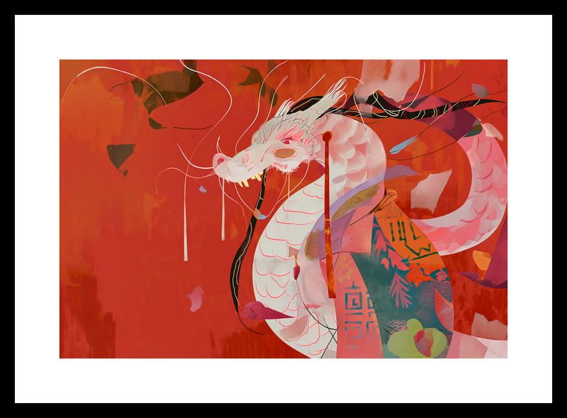 Plakat 30x20cm Orientacyjny Smok zdjęcie 3