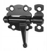 zasuwka meblowa drzwiowa czarna kuta 484-40mm amig