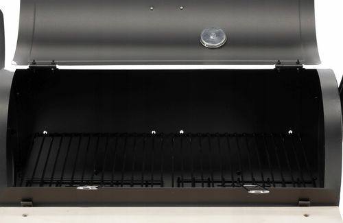 OGRODOWY GRILL WĘGLOWY STALOWY Z WĘDZARNIĄ RUSZT 60X30CM NA KÓŁKACH LUND na Arena.pl