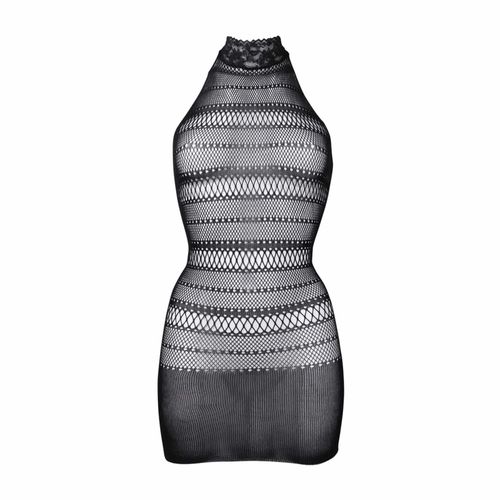 high lace neck net mini dress - one size na Arena.pl