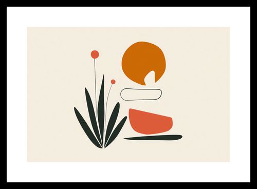 Plakat 30x20cm Abstrakcyjny Zen na Arena.pl