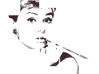 100 75CM OBRAZ 5 ELEM AUDREY HEPBURN ŚCIENNY