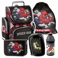Tornister szkolny Paso plecak dla chłopca 1 2 3 klasa Spiderman czarny