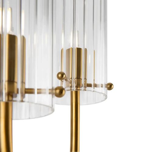 Kinkiet ścienny Arco MOD223WL-02BS1 klasyczny szklany mosiądz na Arena.pl