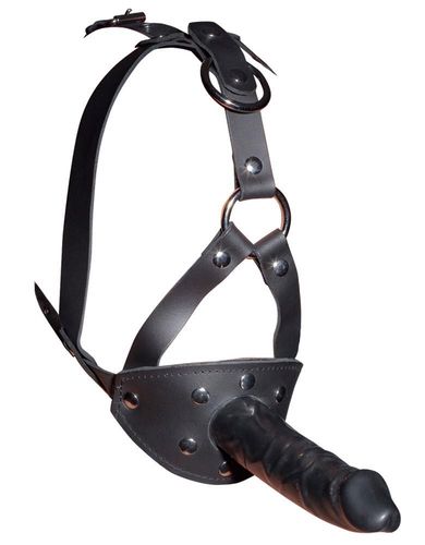 LeatherHead harness with Dildo na Arena.pl