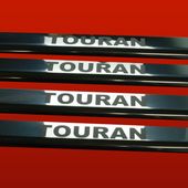 Listwa progowa VOLKSWAGEN TOURAN MK2 Stal nierdzewna 304 połysk 4szt