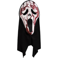 Maska Krzyk Ghostface z płynącą krwią Halloween Kostium Straszny Strój