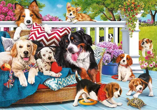 Puzzle 1000 elementów. Doggy Love na Arena.pl