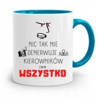 Kubek Błękitny Dla Kierownika Nic Tak Nie Z Nadrukiem Ze Zdjęciem