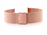 Bransoleta 301RG - siatka HQ - rosegold - 18mm + GRAWER