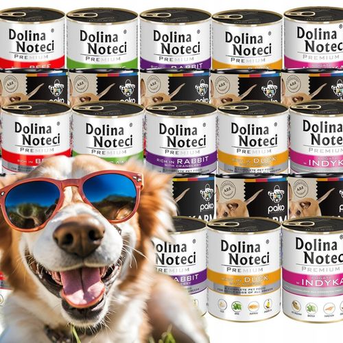 DOLINA NOTECI PREMIUM PAKO MIX SMAKÓW KARMA MOKRA PSA 800g x 20 BEZ RYB na Arena.pl