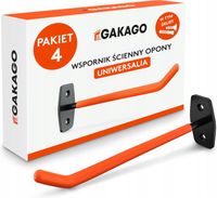 STOJAK NA OPONY UCHWYT ŚCIENNY NA OPONY X4 STOJAKI DO OPON I FELG 26cm