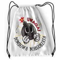 Plecak Dla Małgorzaty Sportowy Szkolny Worek Torba Z Nadrukiem Ze Zdjęciem