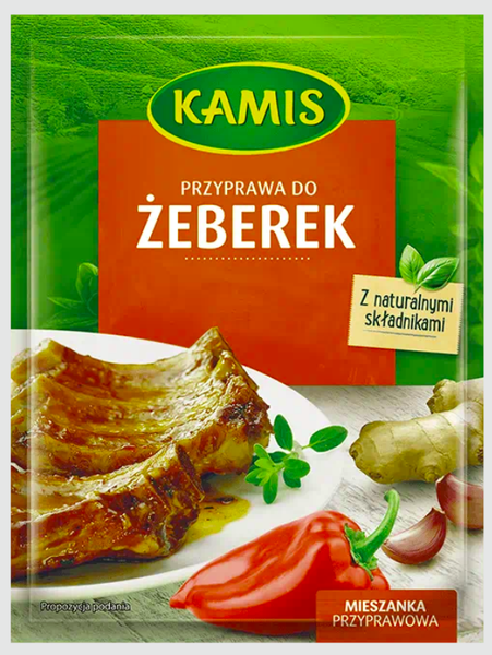 KAMIS PRZYPRAWA DO ŻEBEREK 25G zdjęcie 1