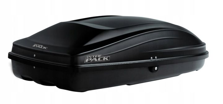 Box dachowy bagażnik Inter Pack Stella 370 czarny kevlar zdjęcie 3