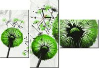 100CM 70CM ZEGAR 3 ELEM LIMONKOWE DMUCHAWCE ŚCIENNY OBRAZ