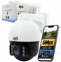ZEWNĘTRZNA BEZPRZEWODOWA KAMERA WIFI OBROTOWA IP 5Mpx MONITORING DVS LED IR