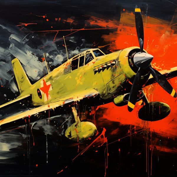 Plakat 90x90cm Barwny Przelot zdjęcie 1