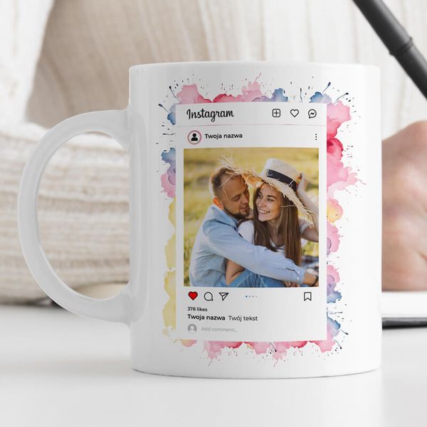 Kubek ze zdjęciem - Instagram zdjęcie 1