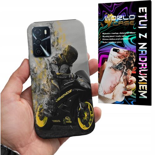 ETUI CASE DO OPPO A16 A16S A54S - MOTOR FAN Motocykle MĘSKIE WZORY PLECKI na Arena.pl