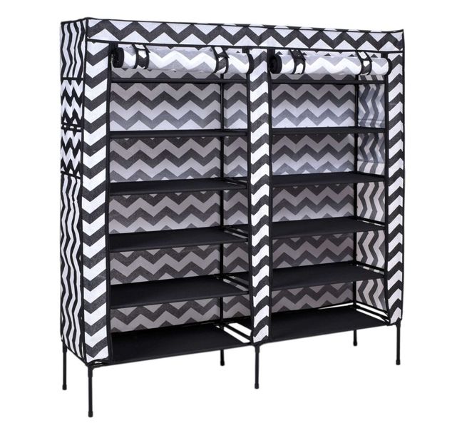 Szafa tekstylna na buty Gabi - zebra zdjęcie 2