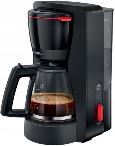 Zestaw Bosch MyMoment Ekspres przelewowy TKA3M133 + Młynek TSM6A013B Czarny na Arena.pl