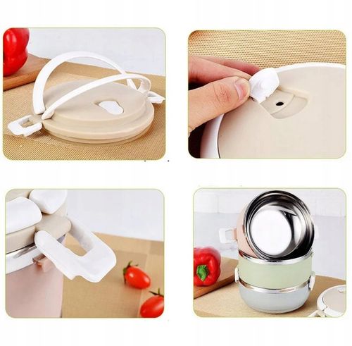 POJEMNIK TERMICZNY NA ŻYWNOŚĆ ZUPĘ OBIADOWY TERMOS STAL NIERDZEWNA 2,8L na Arena.pl