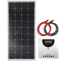 ZESTAW FOTOWOLTAICZNY 200W SOLARNY MPPT DO KAMPERA ŁODZI JACHTU