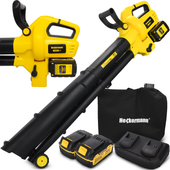 DMUCHAWA DO LIŚCI ODKURZACZ Z ROZDRABNIACZEM ELEKTRYCZNA AKUMULATOROWA 40V