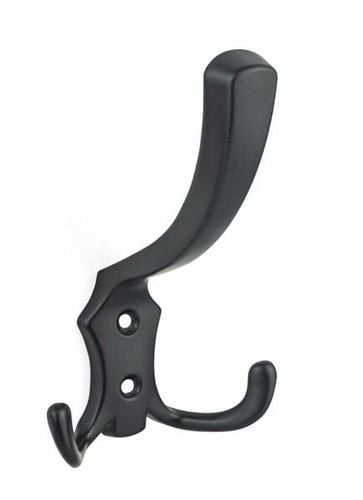 Wieszak na ubrania ścienny panelowy 9 haków 70x40 Biały na Arena.pl