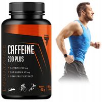 MOCNA CZYSTA KOFEINA Trec Endurance Caffeine 200 Plus 60 kaps ENERGIA