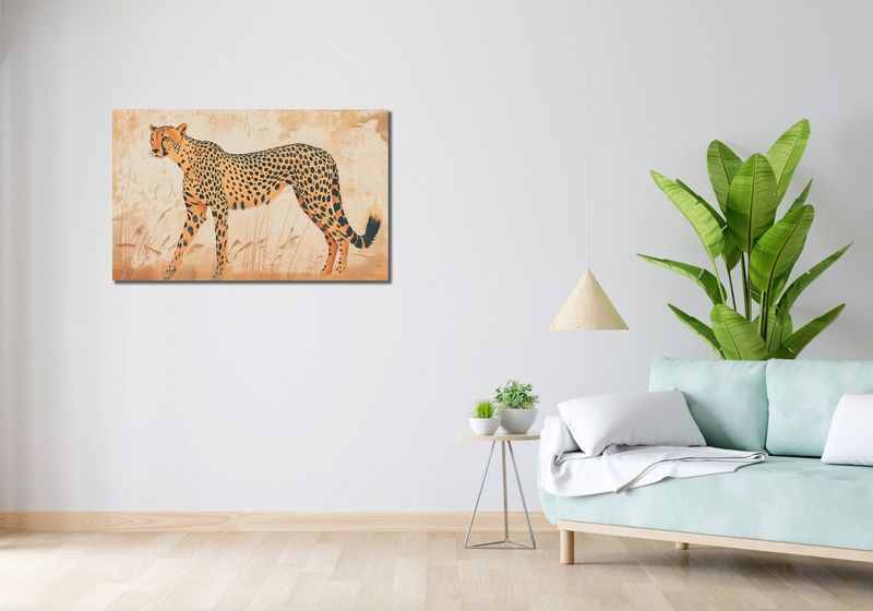 Obraz 100x60cm Gepard w Ruchu zdjęcie 2