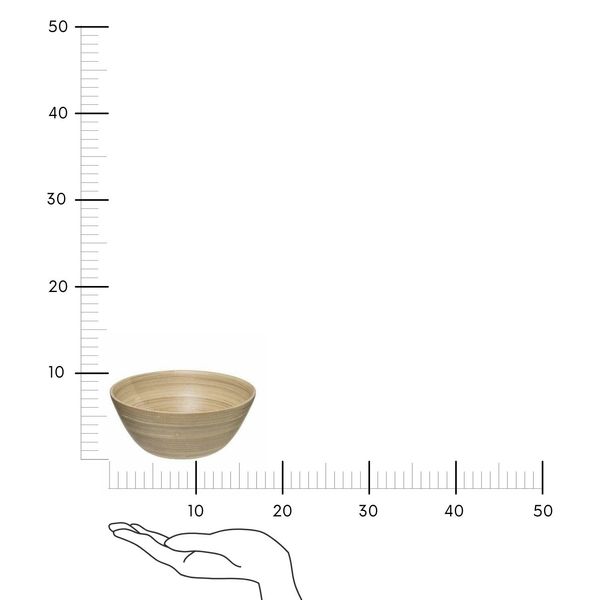 Salaterka bambusowa śr 17 cm zdjęcie 3