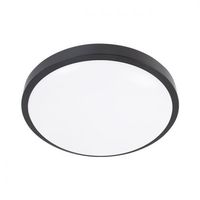 PLAFON LED LUVO 24W RUCH CZARNY 2400LM IP44 4000K