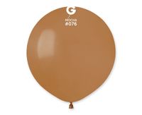 Balony pastelowe brązowy kawowy #076, 48 cm 50szt.