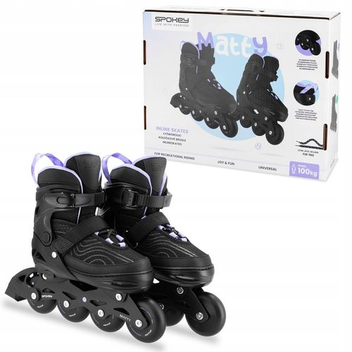 Rolki łyżworolki rekreacyjne dla młodzieży i dorosłych roz.reg.35-38 Spokey na Arena.pl