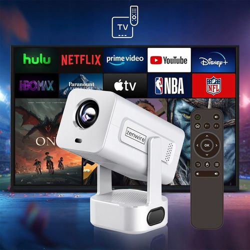 Mini Projektor Przenośny Rzutnik Android 13 WiFi 360 Full HD 4K do na Arena.pl